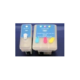 TO66 & 67 série: cartouches vides rechargeables avec puce autoreset
