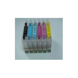 TO481 à 486: cartouches vides rechargeables avec puce autoreset