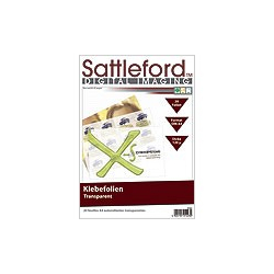 Self-adhesive transparent paper for inkjet (20 A4 sheets)