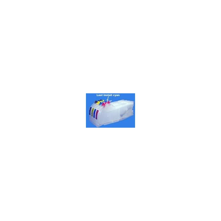 LC 960/970/1000: cartouche vide grande capacité rechargeable pour Brother