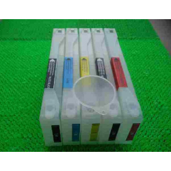 Pro9700/7700: 5 refillable cartridges 700 ml without chip for Epson 
