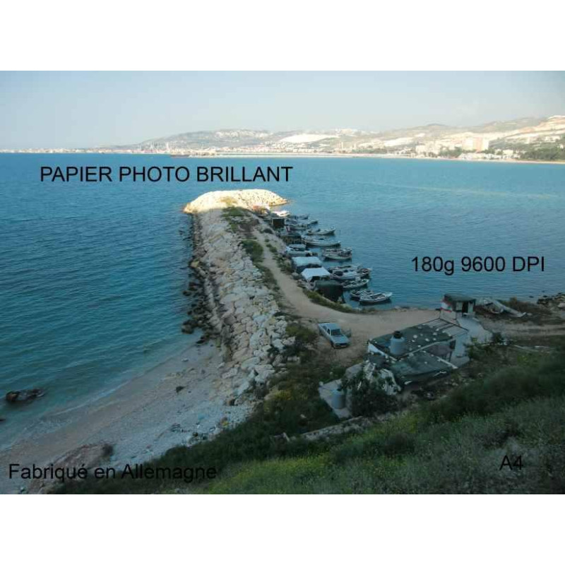 Glossy photo paper 500 sheets A4, 180g, 9600dpi