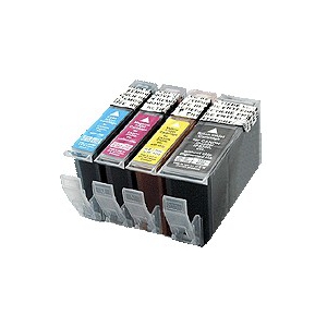 PGI5/CLI8: kit de 5 cartouches compatibles alimentaires pour Canon PGI5/CLI8: kit de 5 cartouches compatibles alimentaires pour Canon