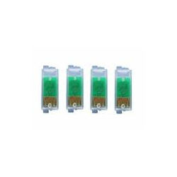 4x puces autoresett pour Epson T0711 à714. Set complet