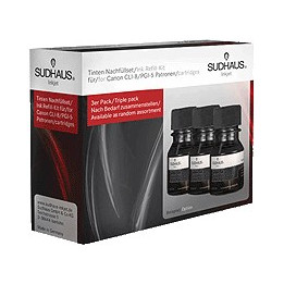Encre de remplissage noir pigmenté pour Lexmark