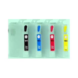 T18: 4 cartouches recharchargeables avec puces autoreset