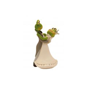 Figurine 13 cm mariage couple grenouille Figurine 13 cm mariage couple grenouille