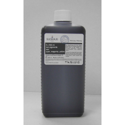 Pack 5x500 ml encre compatible ultra DYE pour Epson +cartouches rechargeables T26