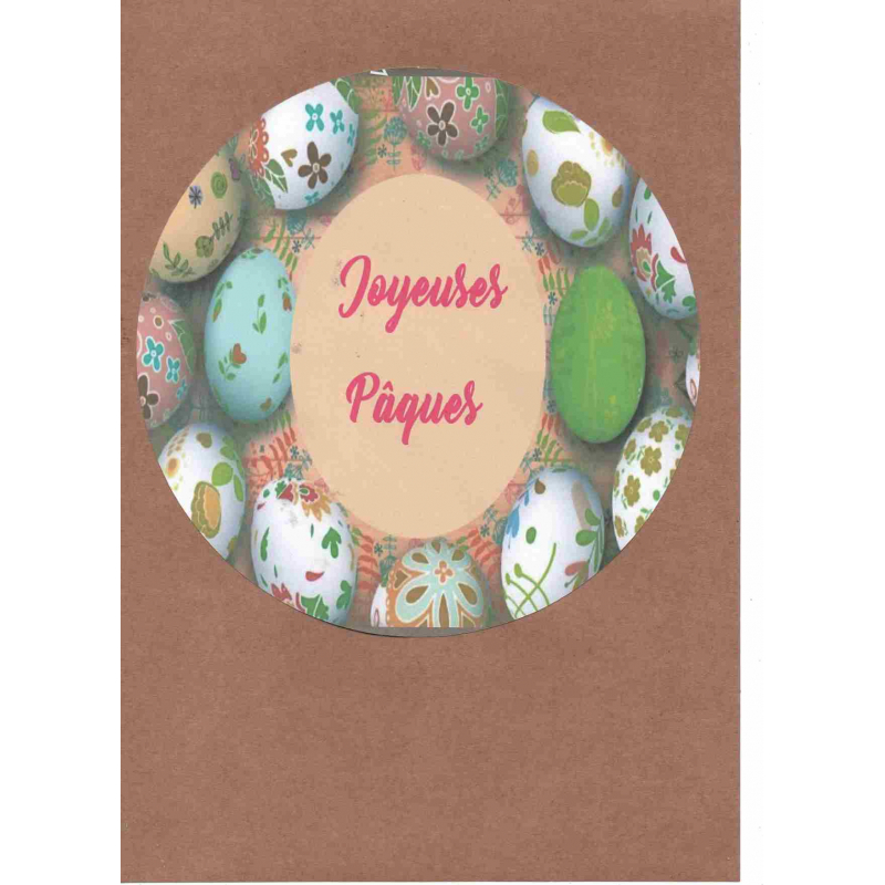 10 ronds comestibles azyme paques pré-découpé 18.5 cm