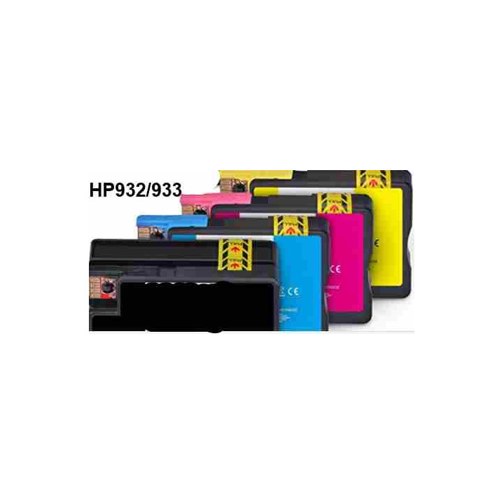 HP 932: 4 cartouches vides rechargeables avec puces