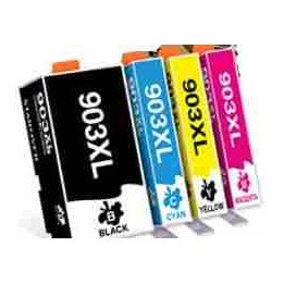 HP903xl: 4 compatible cartridges for HP