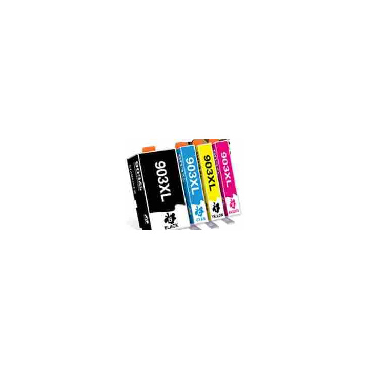 HP903xl: 4 compatible cartridges for HP