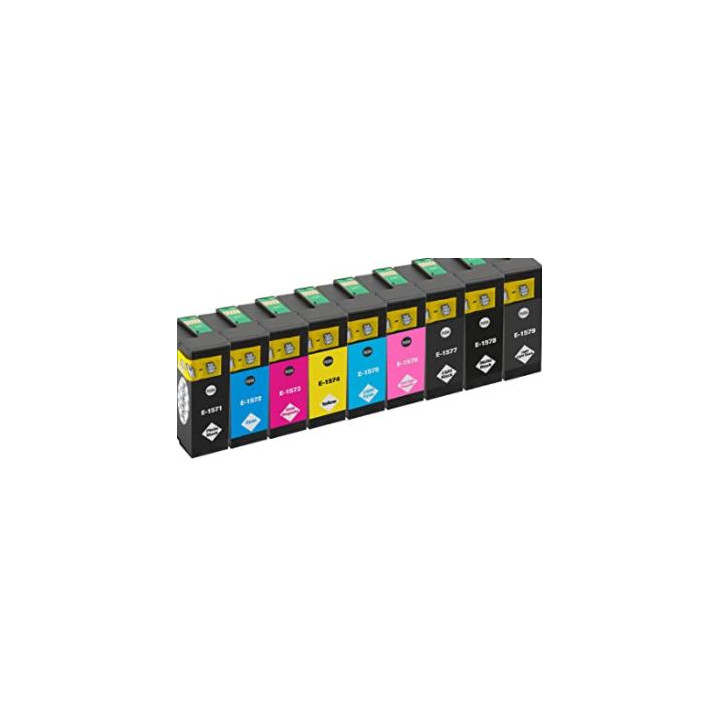 T1571 to 1579: 9 Epson compatible cartridges
