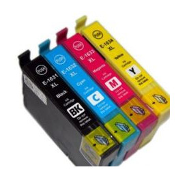 T16: 4 cartouches compatibles pleines avec puces