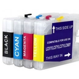 LC970 rechargeable cartridges for Brother