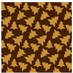 feuilles de transfert chocolat Noël par 30