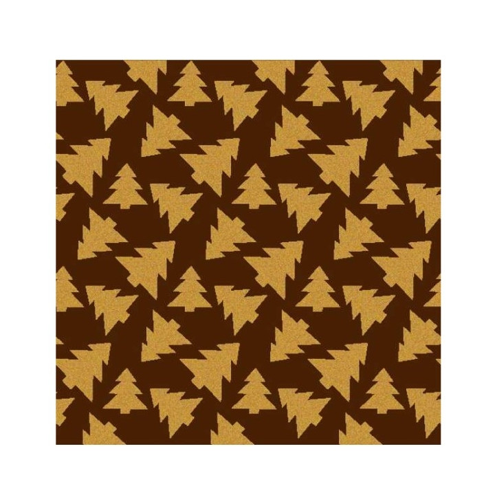 feuilles de transfert chocolat Noël par 30