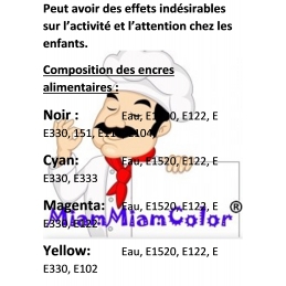 PGI570/571: alimentaires 5 cartouches avec puces conditionné par FIBM France