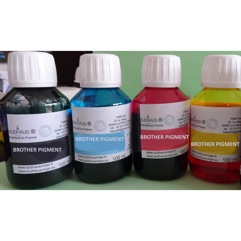 4x100 ml Brother PIGMENT