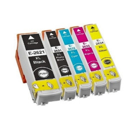 T26 lot de 4 cartouches alimentaires pour Epson