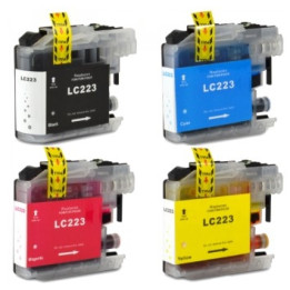 lc223 cartridges full 4 for Brother