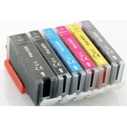 copy of PGI530 et CLI531, 6 cartouches rechargeables avec puces autoreset