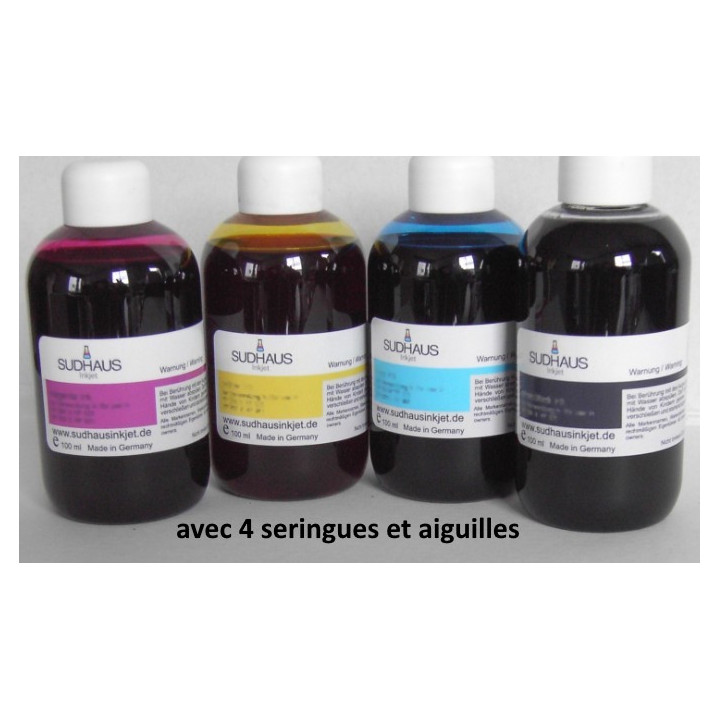 4x100ml encre Sudhaus® pour Canon G 3500