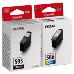 Multipack Canon PG595 CL586 - Cartouches noir et couleur d'origine