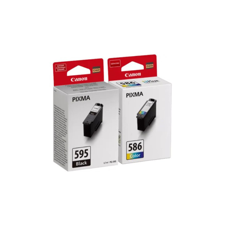 Multipack Canon PG595 CL586 - Cartouches noir et couleur d'origine