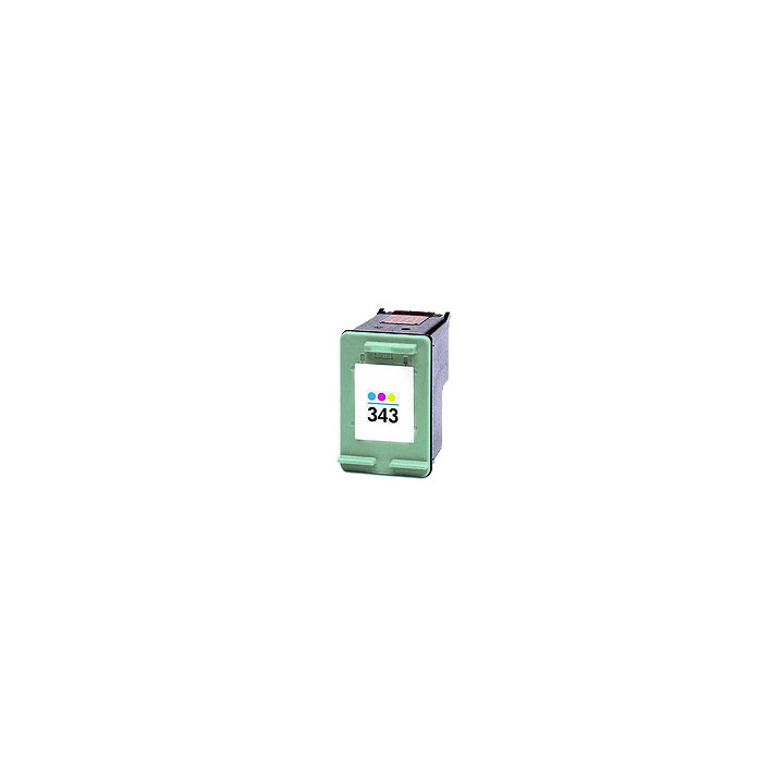 Cartouche compatible remplie pour HP 343, 3 couleurs