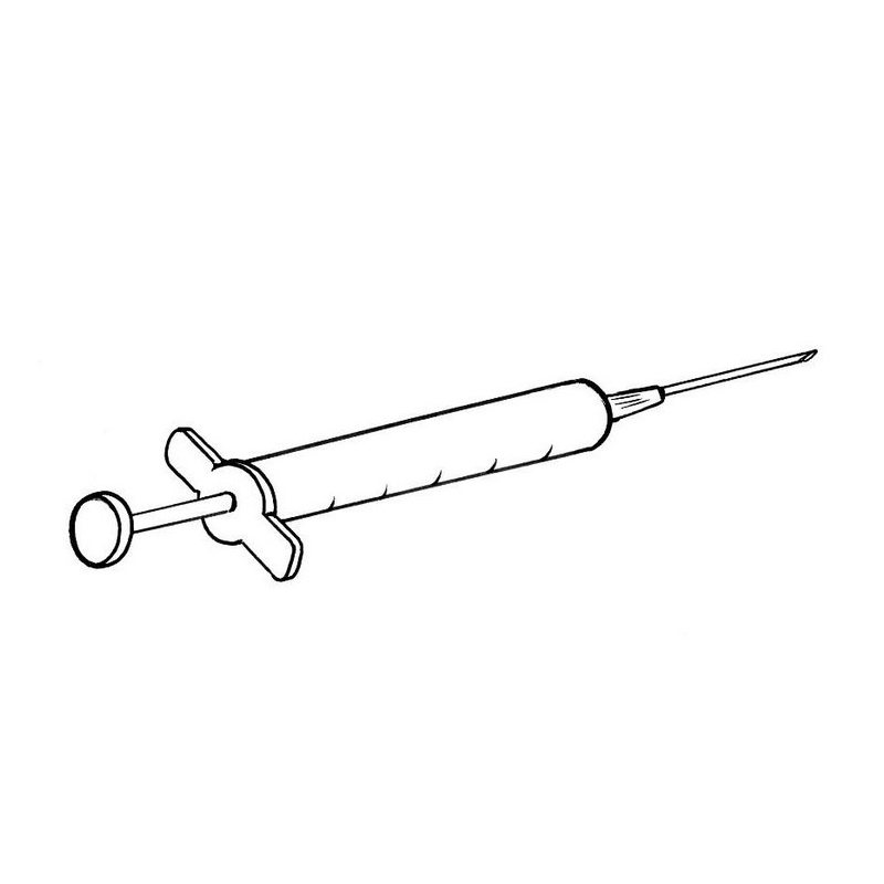 5 syringes + 5 cannulas 0.9x 50 (sold only with ink refills)