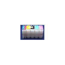 HP11: 6 cartouches compatibles rechargeables vides avec puces autoreset 