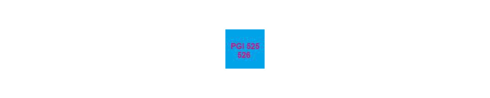 Cartouches vides et puces autoreset pour cartouches PGI525 et 526