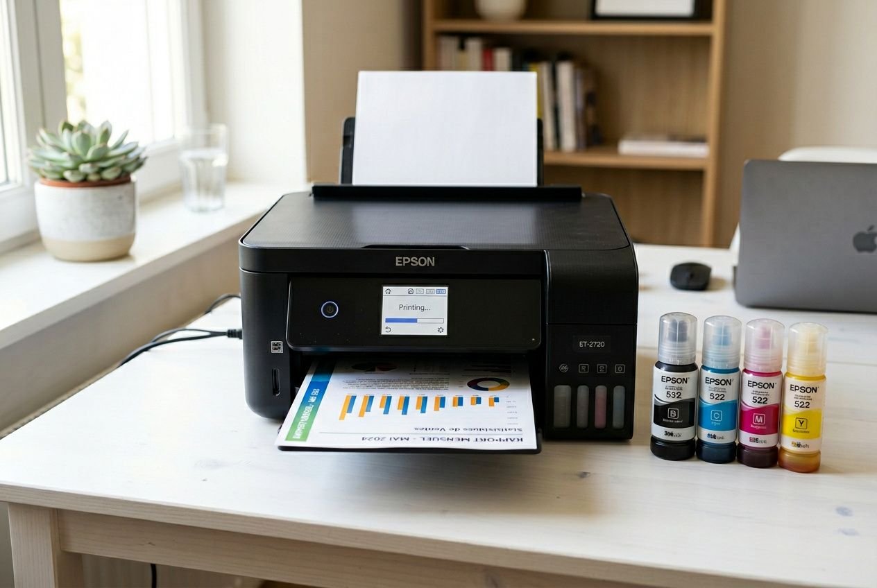 Imprimante Epson ET-2720 en fonctionnement