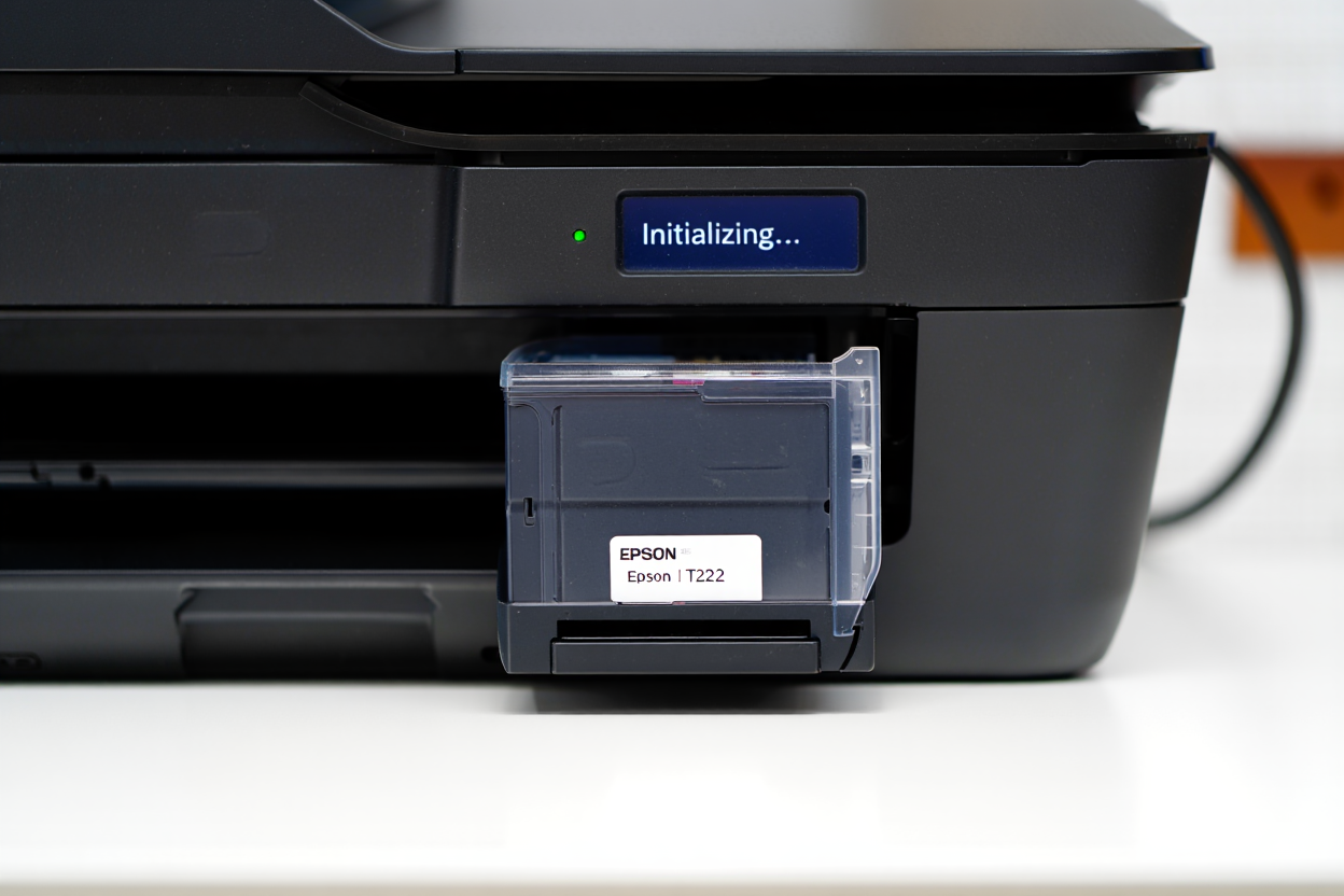 Installation cartouche imprimante Epson