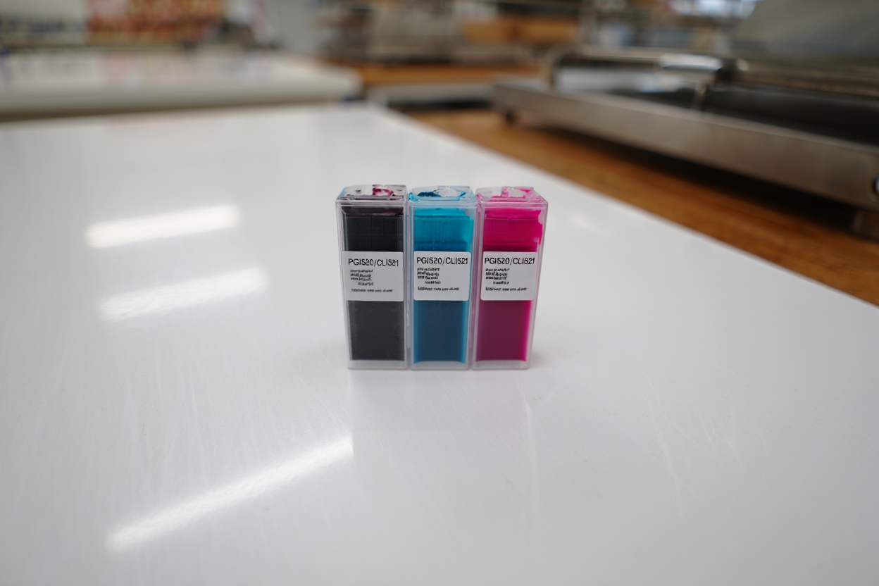 Flacons encre alimentaire Canon couleurs
