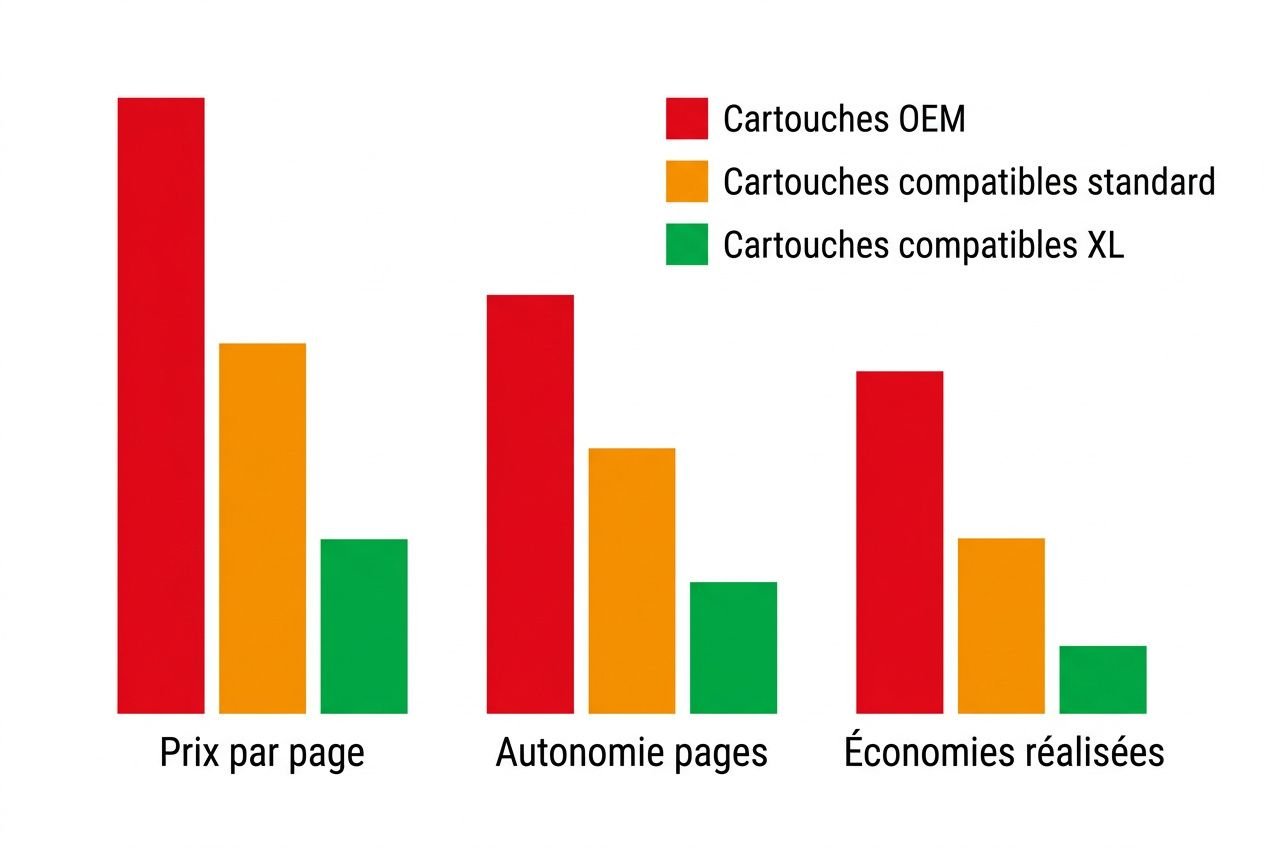 Comparatif prix et performance cartouches 2026
