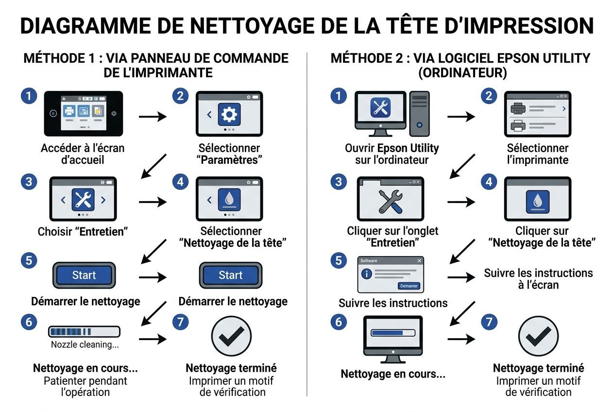 Processus de nettoyage panneau vs logiciel
