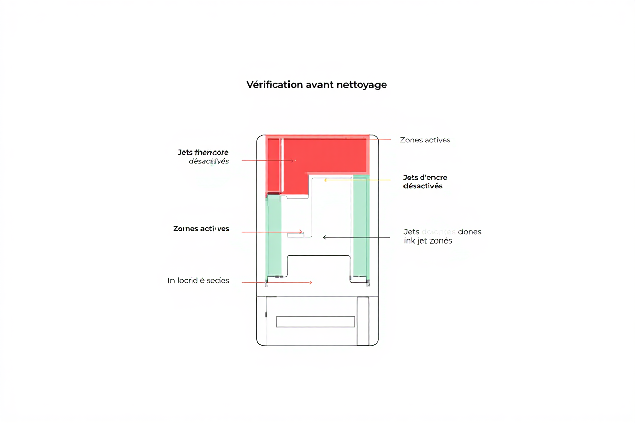 Diagnostic tête d'impression
