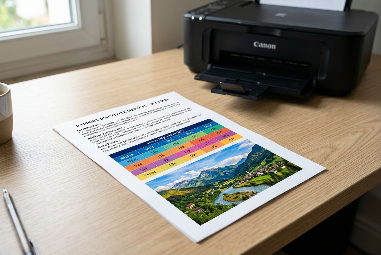 Résultat impression qualité compatible