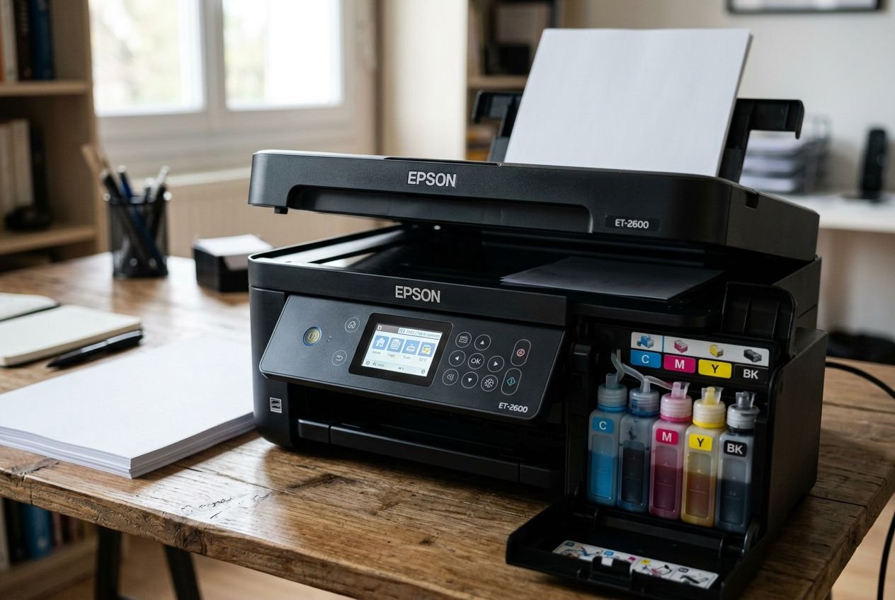 Imprimante Epson ET-2600 avec panneau de commande