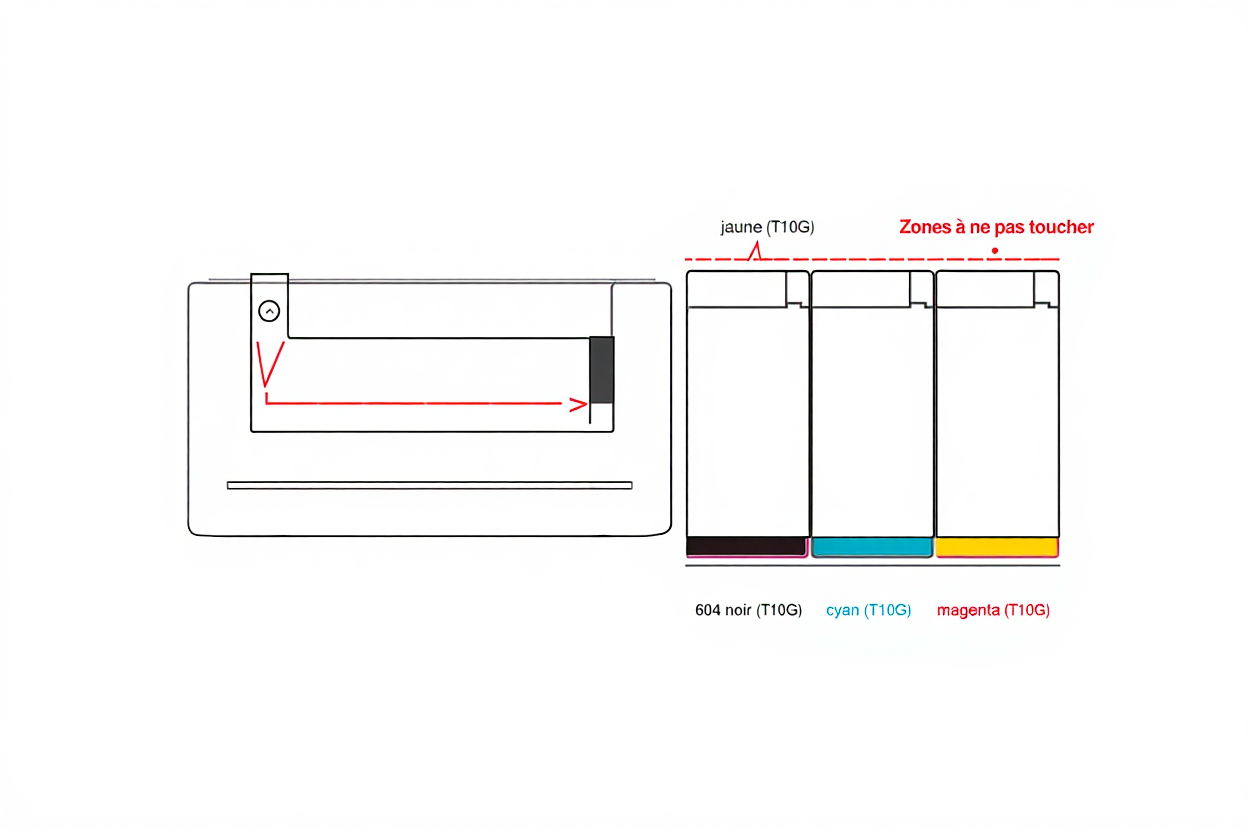 Comment changer une cartouche d'encre Epson xp-3200 facilement