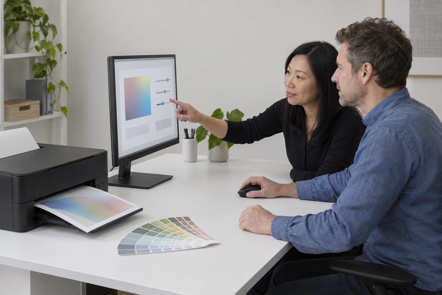 Configurer les paramètres de couleur de l'imprimante