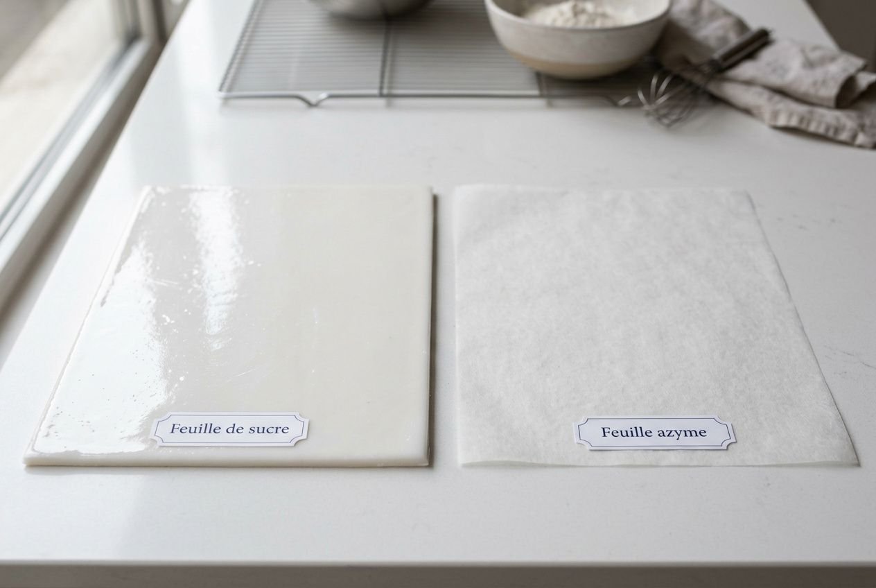 Différence feuilles de sucre et d'azyme : laquelle choisir ?