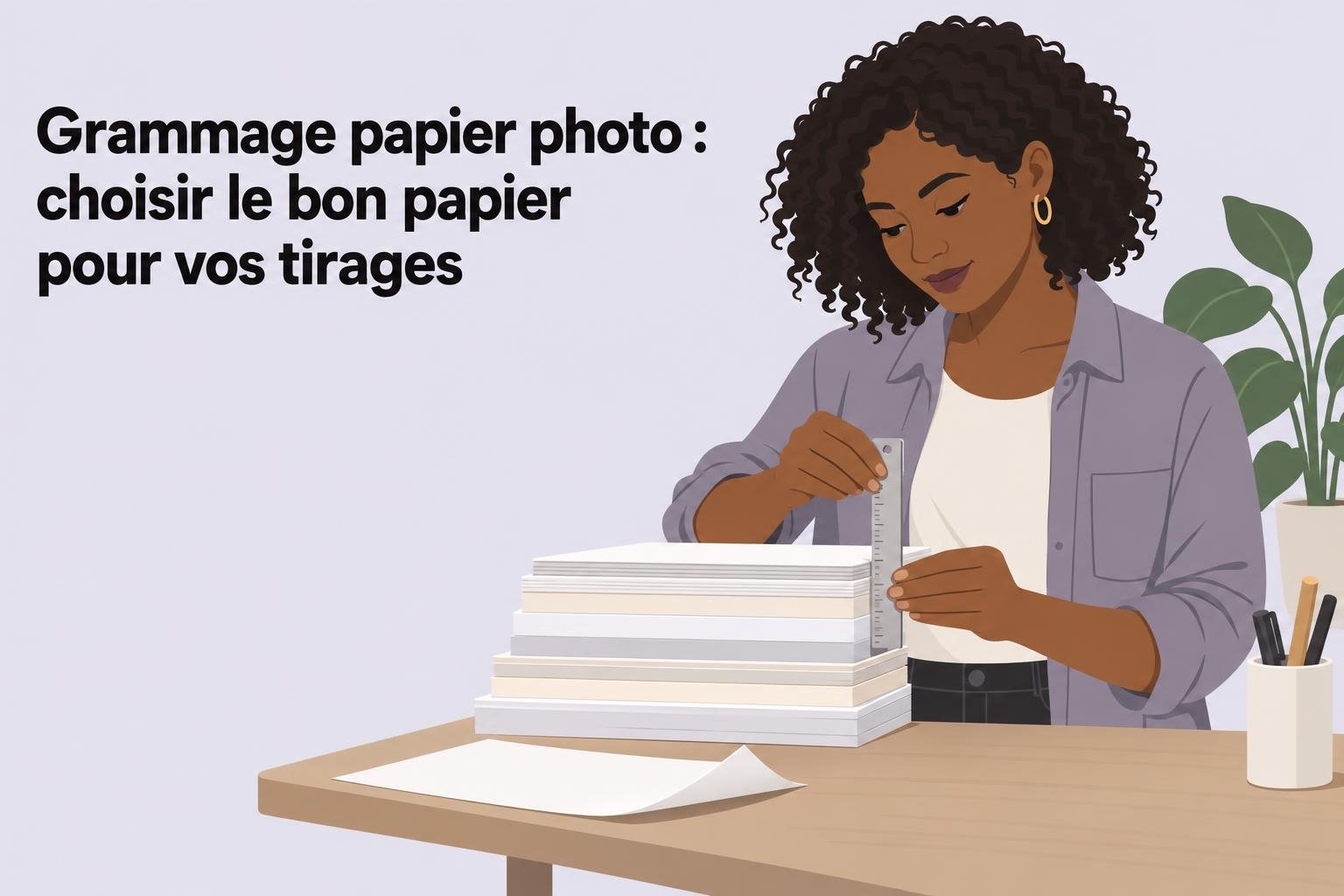 Grammage papier photo : choisir le bon papier pour vos tirages