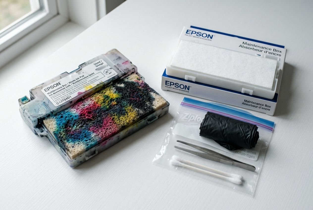 Tampon encreur Epson : guide complet du récupérateur d'encre
